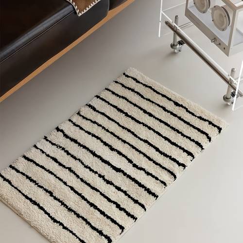 item picture velvet with a weight of 2000 grams a minimalist style plush carpet made of ultra fine fibers machine washable water absorbent and non slip floor mat suitable for settings such as bedrooms bathrooms kitchens and doorways