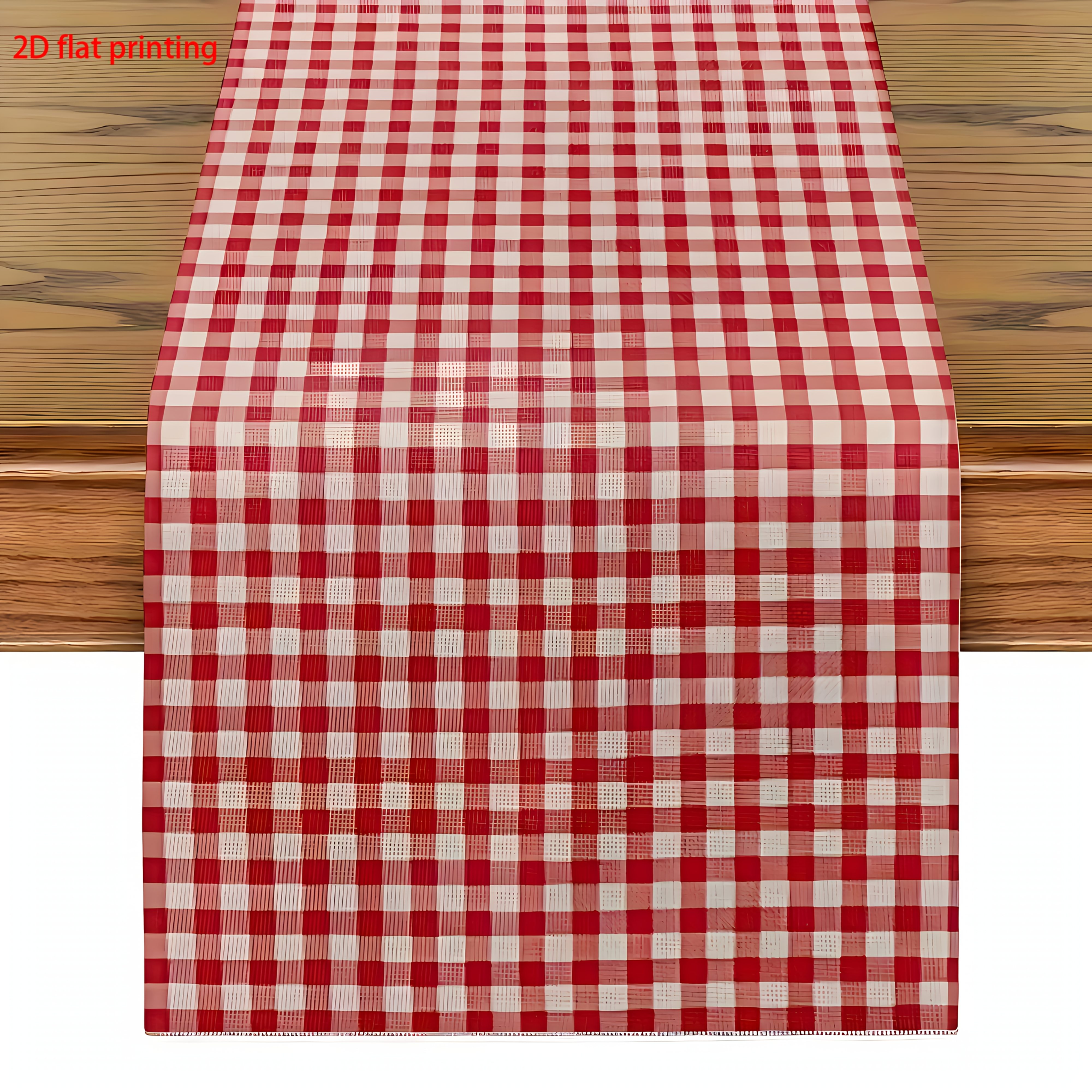 1pc Red And White Checkered Tablecloth - Modern Kitchen Decor, Business Meetings, Hotel And Restaurant Events, Classic Check Pattern, Cultural Event Decorations | Modern Table Setting, Table Decor