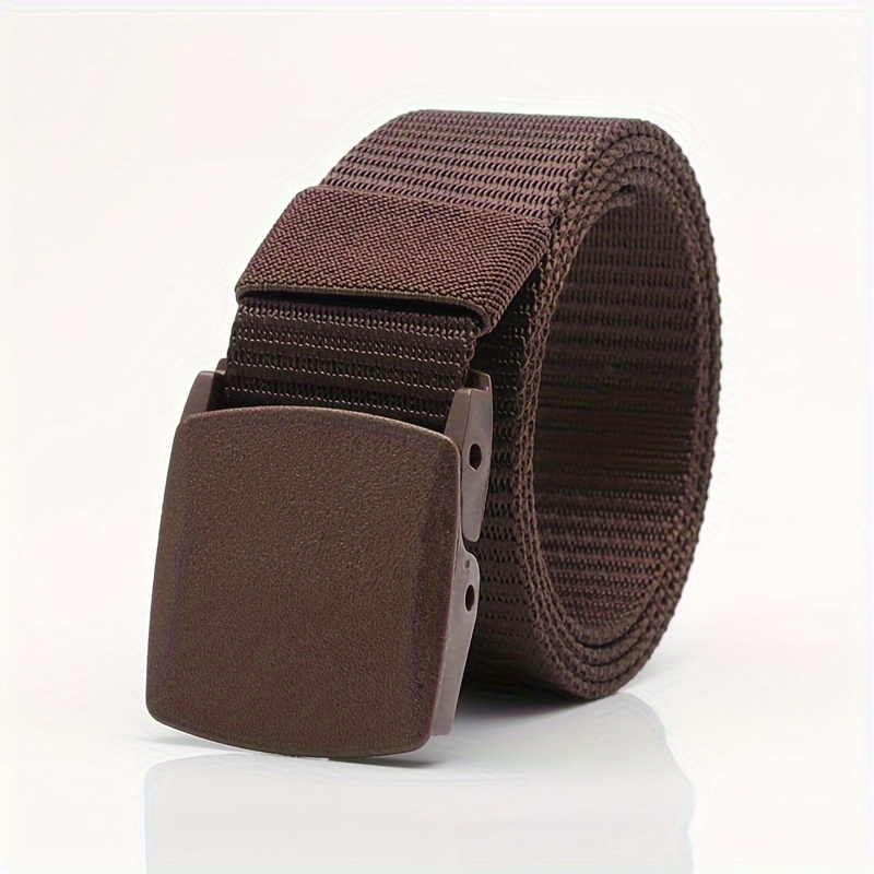 Bold Style Adjustable Nylon Canvas Belt with Automatic Buckle