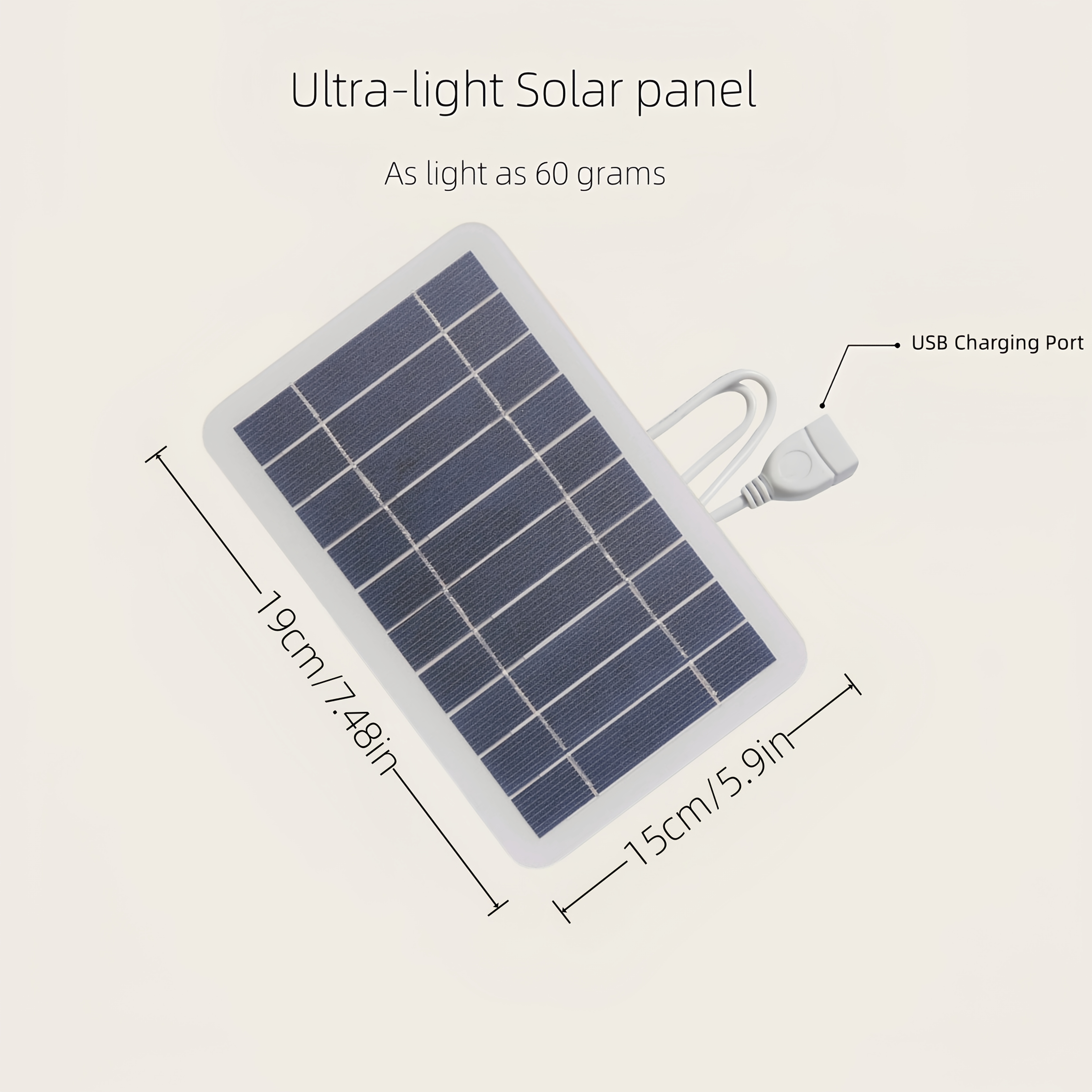 5v portable solar panel 2w monocrystalline high   usb fast charger high quality dustproof compatible with phones power banks sport cameras mini lightweight emergency power bank for camping hiking outdoor use camping gear   high  converter durable construction usbcompatible charger tech   Product details 1