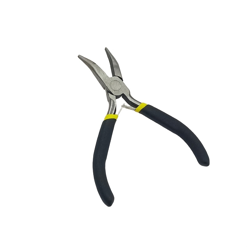 TEMU 5-inch Mini Bent Nose Pliers Craft Model Jewelry Small Portable Pliers