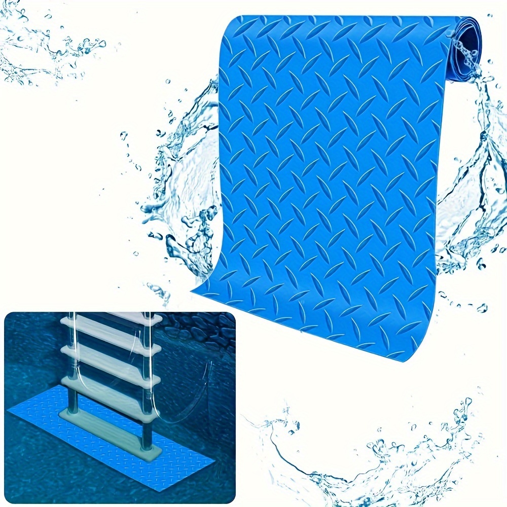 

Anti-slip Pvc Pool Ladder Mat Set – Durable Protective Swimming Pool Step Pad Accessories, Includes 9x24 Inch, 9x36 Inch, And 36x36 Inch Non-slip Mats For Pool Safety