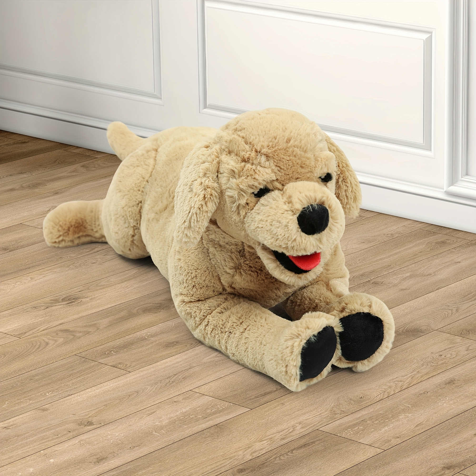 TEMU 21" Large Dog Stuffed Animals Plush, Golden Retriever Plush Toys, Stuffed Dog, Stuffed Animals, Gift For Kids, Pets