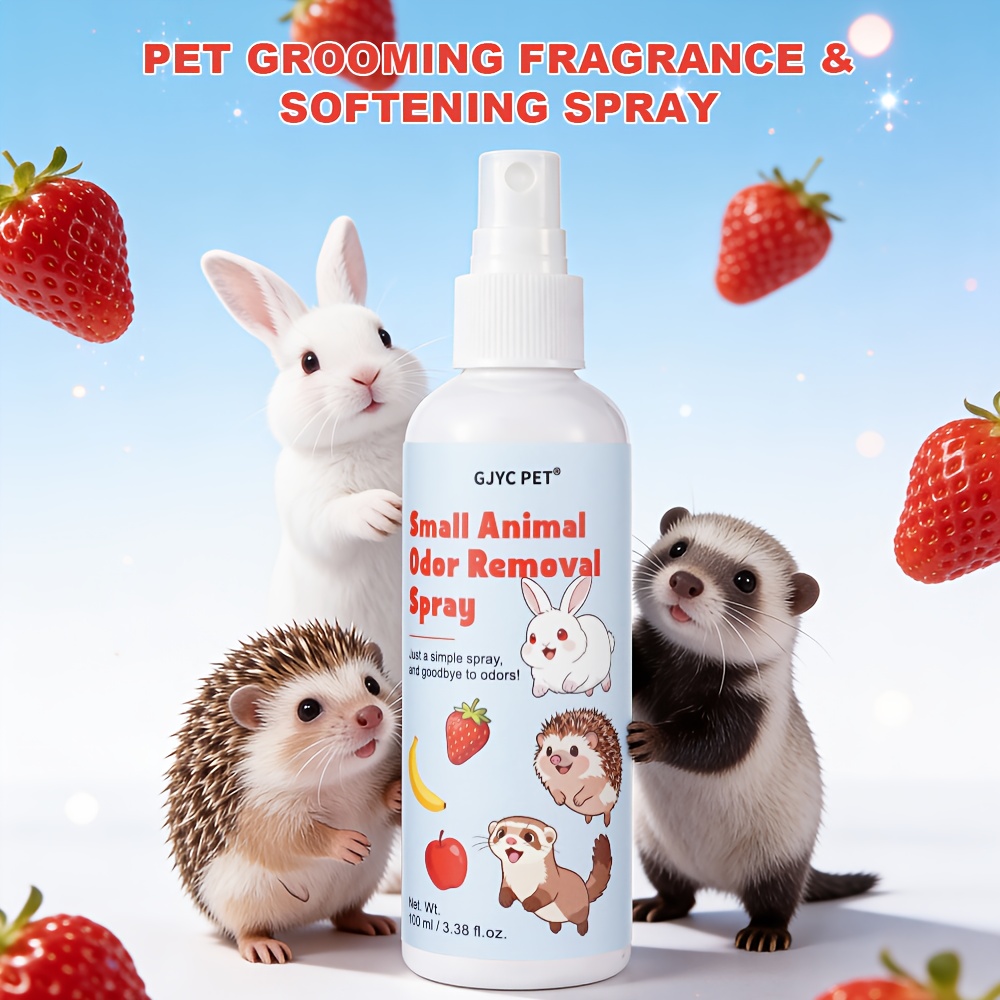 Pet Fresh Spray, Pet Grooming Spray, Suitable for Small Hamsters, Hedgehogs, Rabbits And Other Pets, Fresh Small Animals, Pet Daily Care Supplies