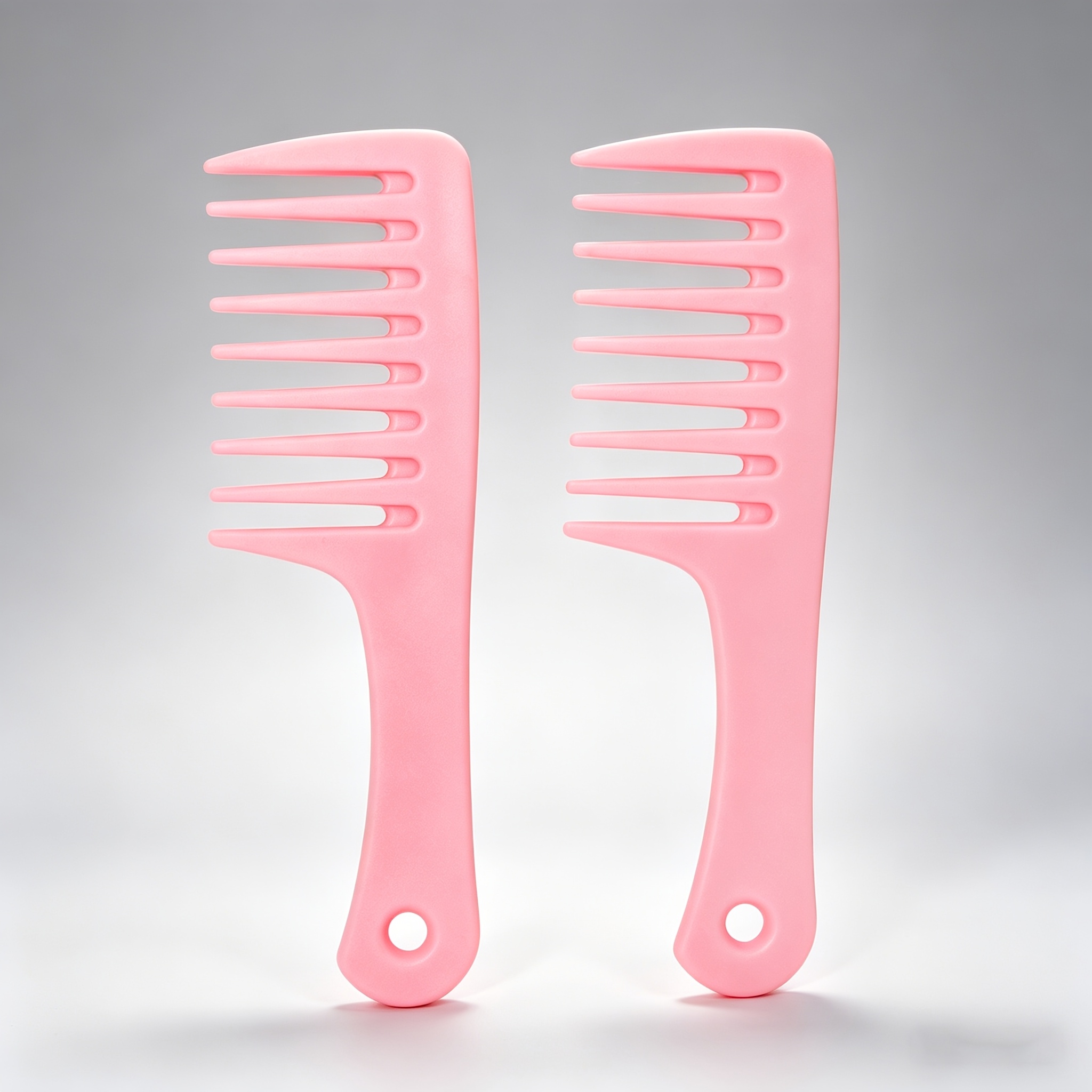 TEMU 2pcs Hair Comb - Anti-static, Thick Wide-tooth Comb, Heat-resistant Hair Comb, Durable Abs Plastic Material, Easy To Comb Hair, Portable And ,