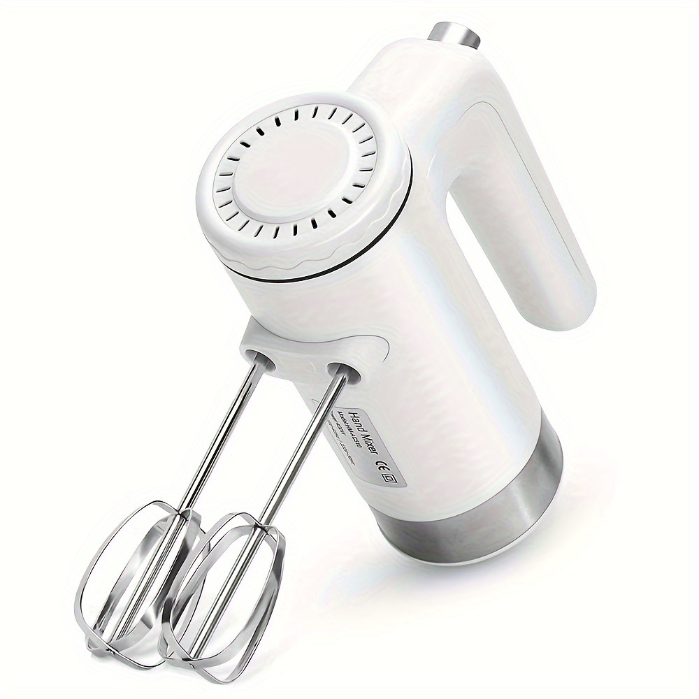 

Hand Mixer,, 350w Electric Mixer,, Mixer Electric Handheld, 5-;turbo , Storage Base 1pc;6pcs 304 Stainless Steel Stirrers