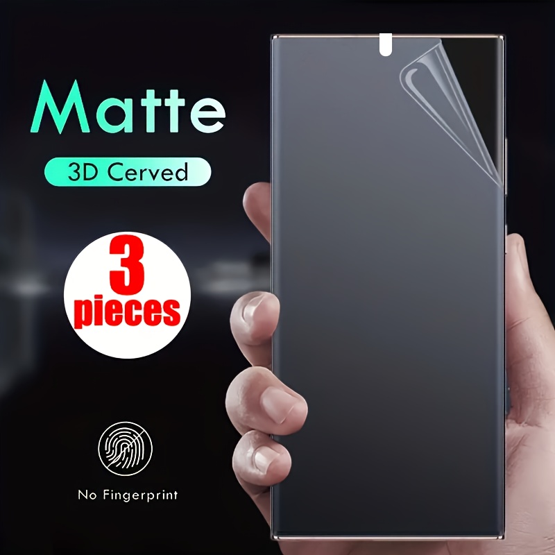 

3pcs Matte Hydrogel Membrane For Samsung S20 Ultra/s24 S20 Ultra 5g/s20 Fan/ S20 Fe/ S20 Fe 5g/s21/s21 Fe 5g/s21 Ultra/ S21 Ultra 5g/s22/s23/s24 Frosted Mobile Phone Protective Film
