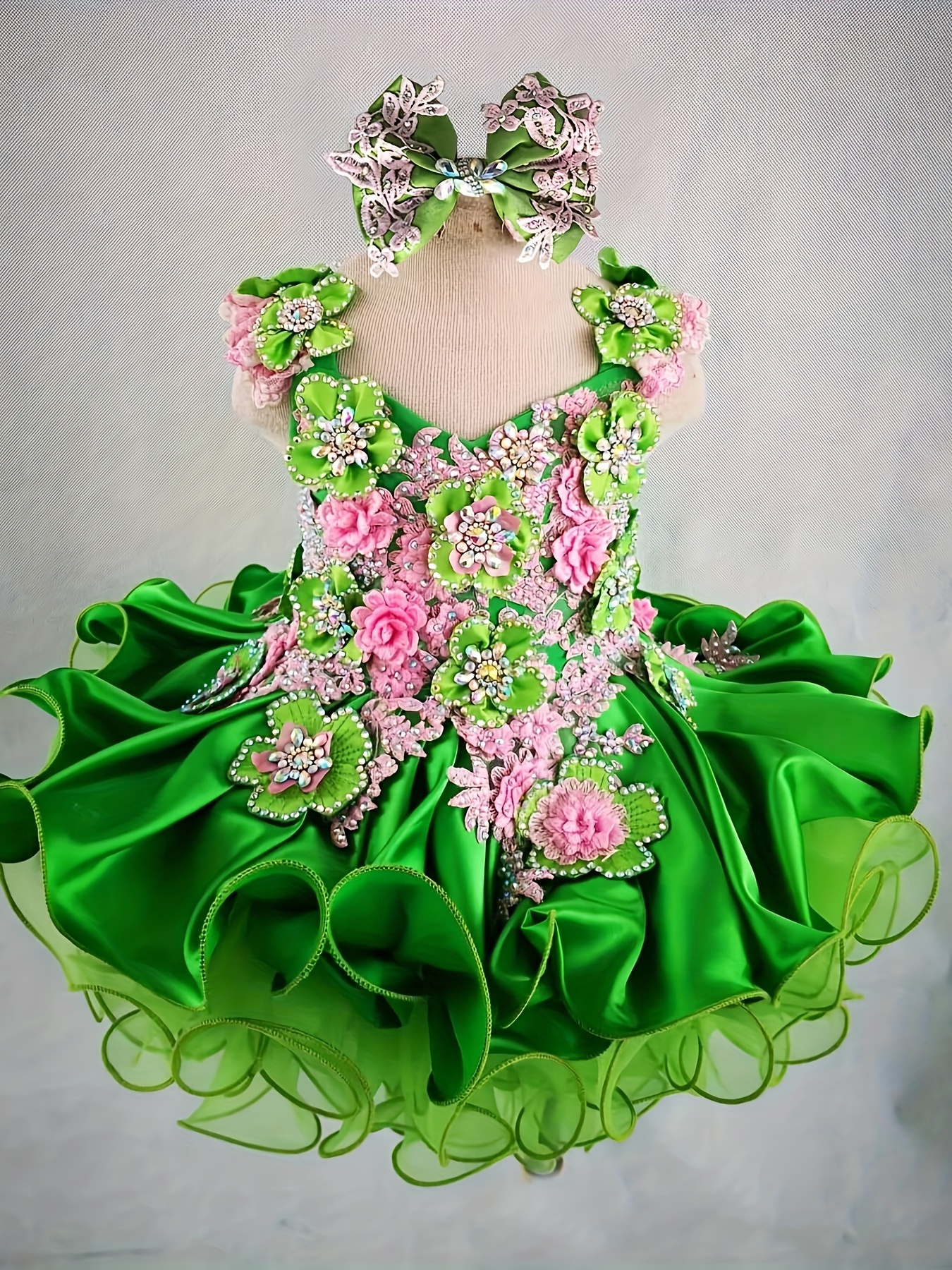 open lace back dress Flower Girl Dresses main image 1