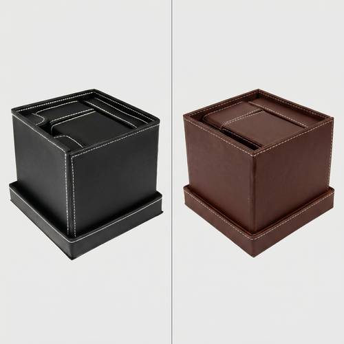 foldable pu leather desk with multi compartment storage portable suitable for home office compact caddy tray for pens notebooks stationery space saving for desk organization foldable for home office use