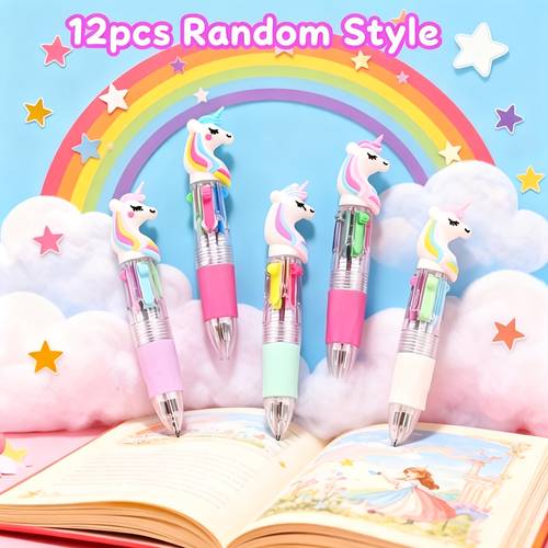 6/12 piezas bolígrafo mini lindo en , extensible, para regalos de de san valentín/ / , regalos de curso para de profesor, recompensas de , bolsas de regalo para de navidad, bolsas para relleno de dulces - surtidas