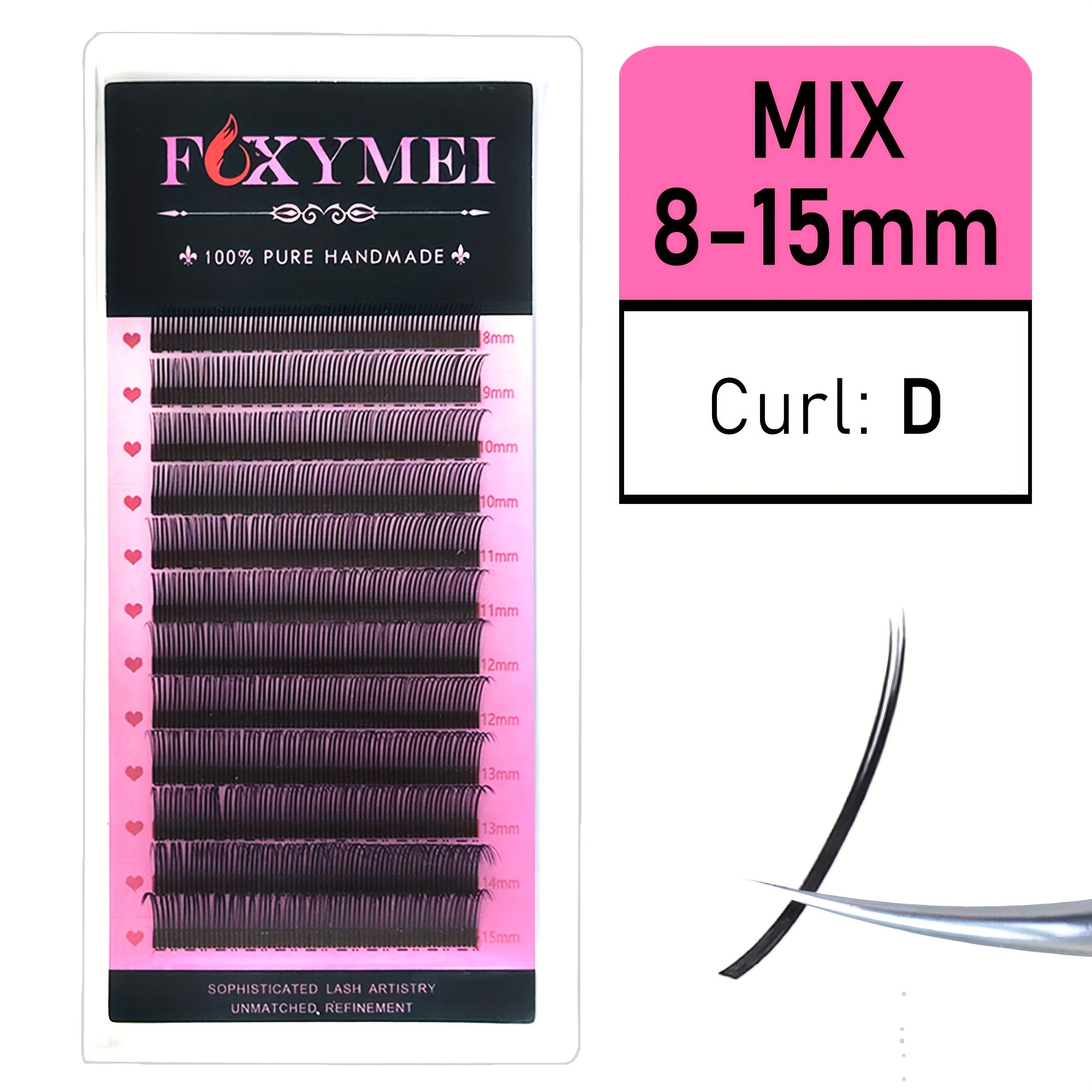 12rows 5d Fairy Lashes C/d/lc/ld/lu(m) Spikes Flower Lash Mix 8-15mm Fluffy Volume Fans Wispy Manhua Eyelash 0.07mm Grafting Individual Easy Fan Eyelash Extensions