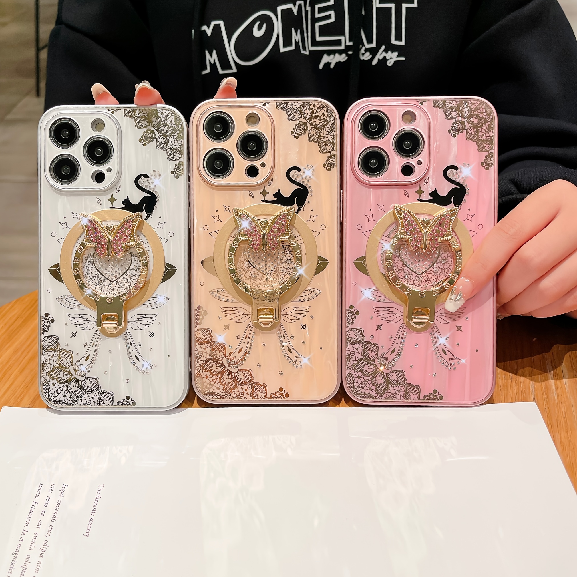 

Night Owl Bracket Phone Case For 15promax Mobile Phone Case For 13pro 14 13 12 Protection 11promax Mobile Phone Case.