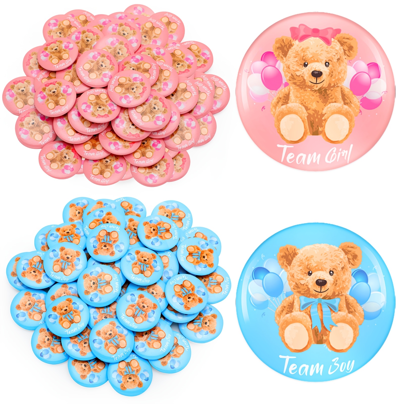 

100pcs Bear- Gender - & For , 1.5