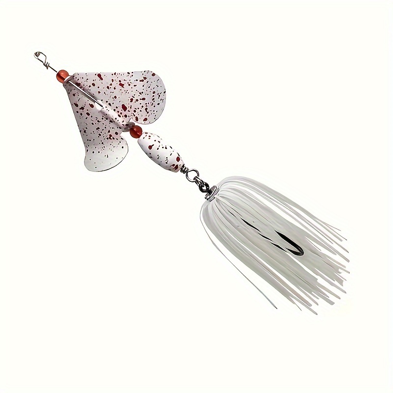 Image of 1pc Premium Silicone Fishing Lure With 19g Lead Head Hook & Beard For Man - Anti-snag, Rotating Sequin Design For Hunting And Fishing