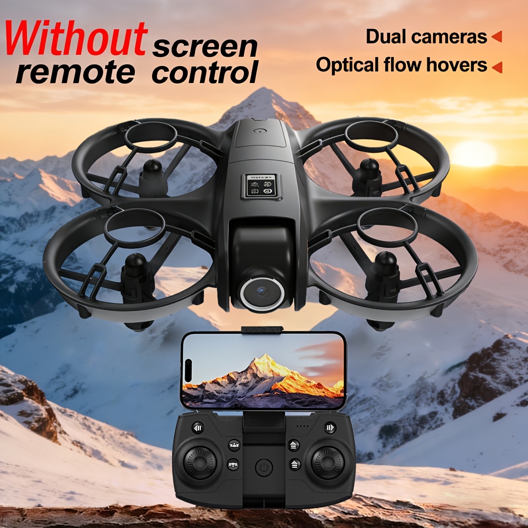 TEMU 2026 New Yl3 Drone, Equipped With A High-definition Dual Camera, Built-in Screen, And Landing, Wifi App Control, Usb Charging, Available In