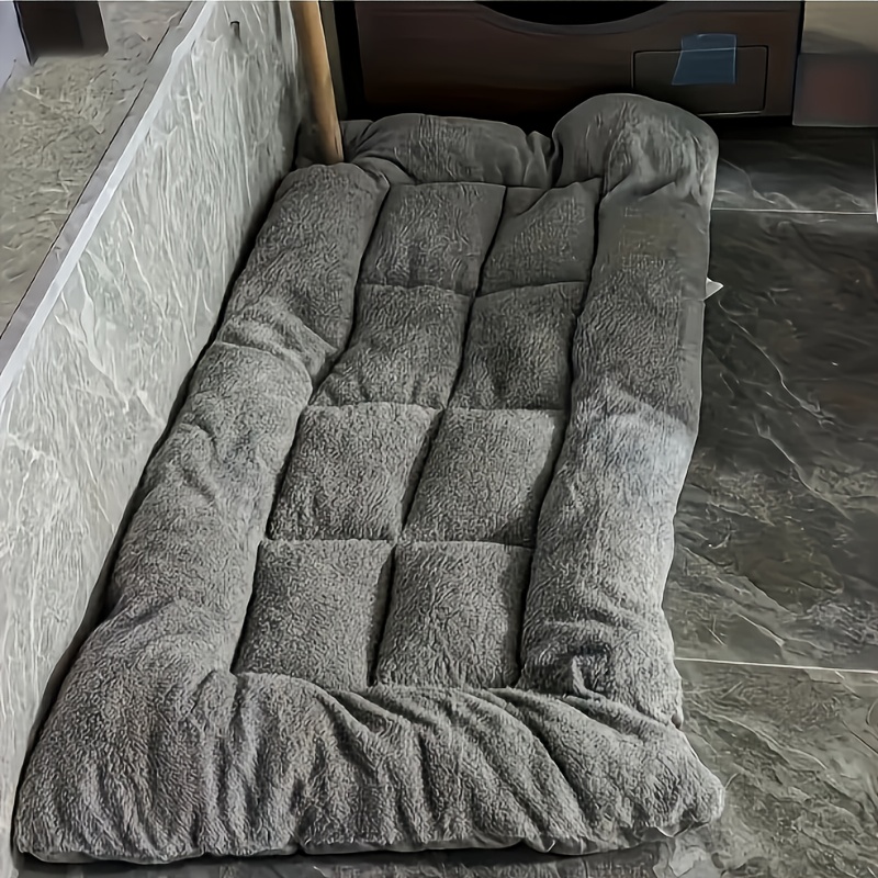 Extra Large Plush Dog Bed Sofa | Ultra Soft, 8-Panel, Extra Large Plush Dog Bed Sofa | Ultra Soft, Thick Polyester Pet Cushion with Non-Slip Bottom | Comfortable Rectangular Sofa Bed for Small to Large Dogs and Cats