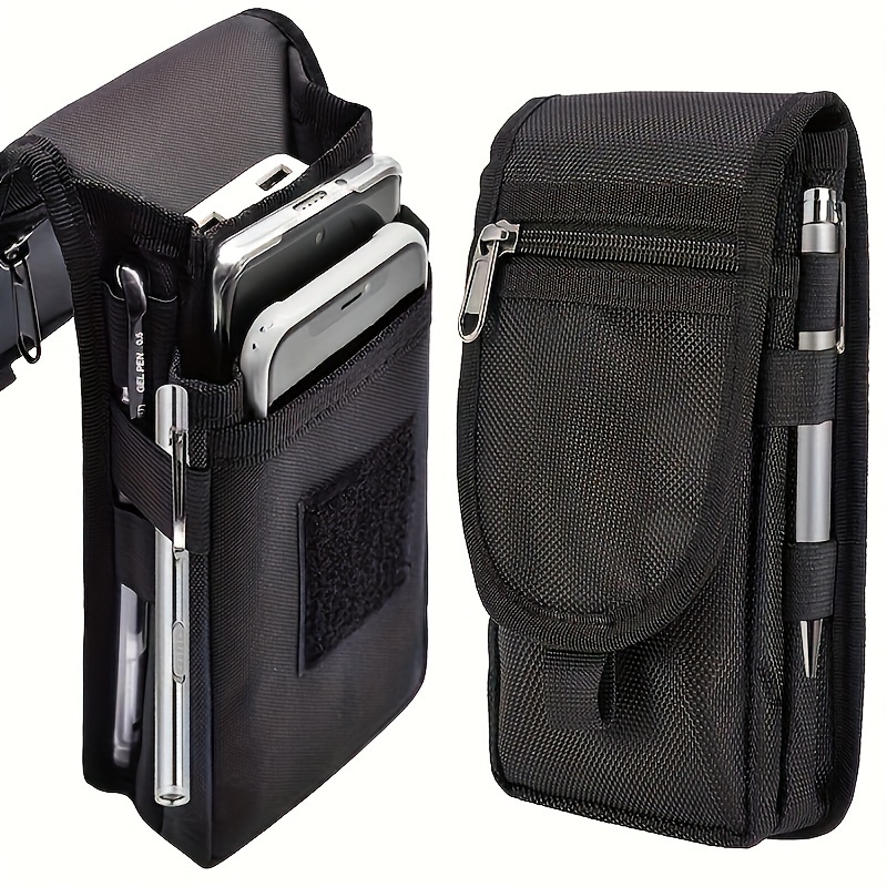 

For Men, Large , - Tool , , , Phone 3 Compartments, Pen , Waist Bag, & , , For , Universal Fit