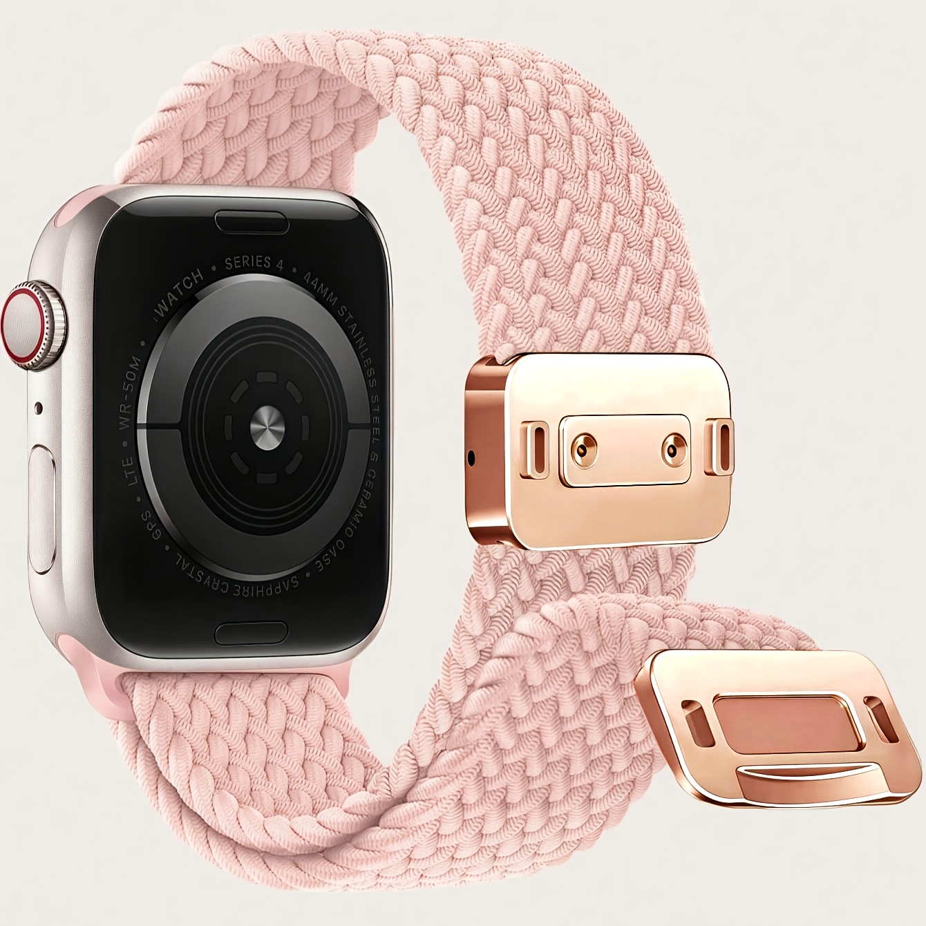 Enhance Your Mag Braided Band Featuring A Mag Clasp, Suitable For Watch Sizes 38mm To 49mm For Men And Women. Nylon Sport Solo Loop Is Compatible With Iwatch Through 11