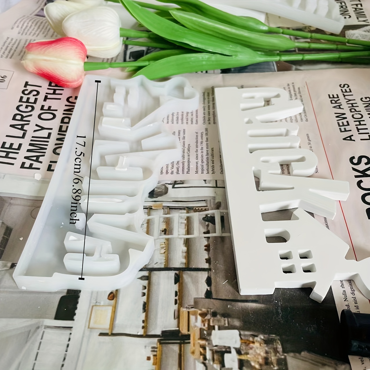 5- Houses Silicone Gypsum Mold Candle Resin Epoxy Casting Mold Handmade House Cement Mold Home Decoration Ornaments