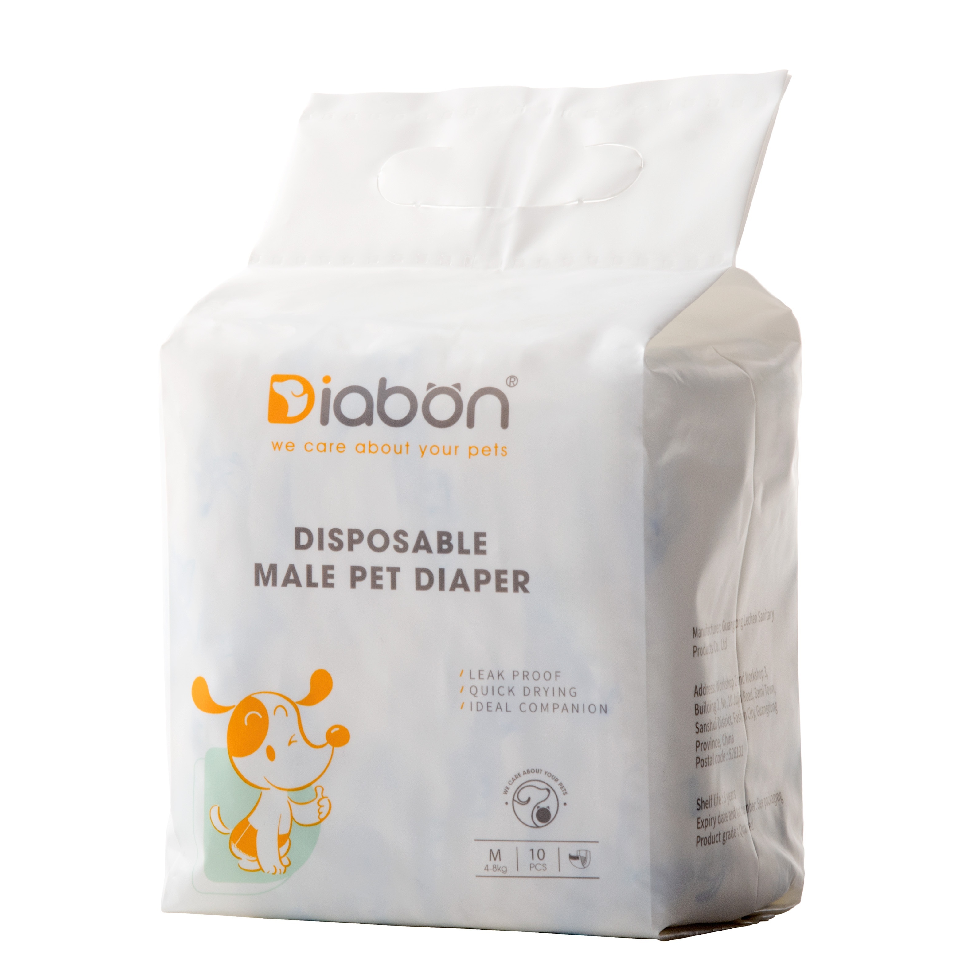 TEMU Ultra-absorbent Disposable Dog Diapers - Leakproof & Fit For Puppies, Elderly Dogs, Incontinence & Post-surgery Recovery, Dog Reusable Diapers