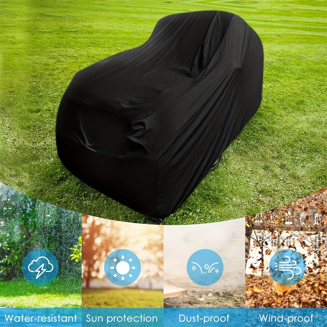 72x46x54 Heavy Duty Riding Lawn Mower Mowers Tractor Cover Garden  Waterproof