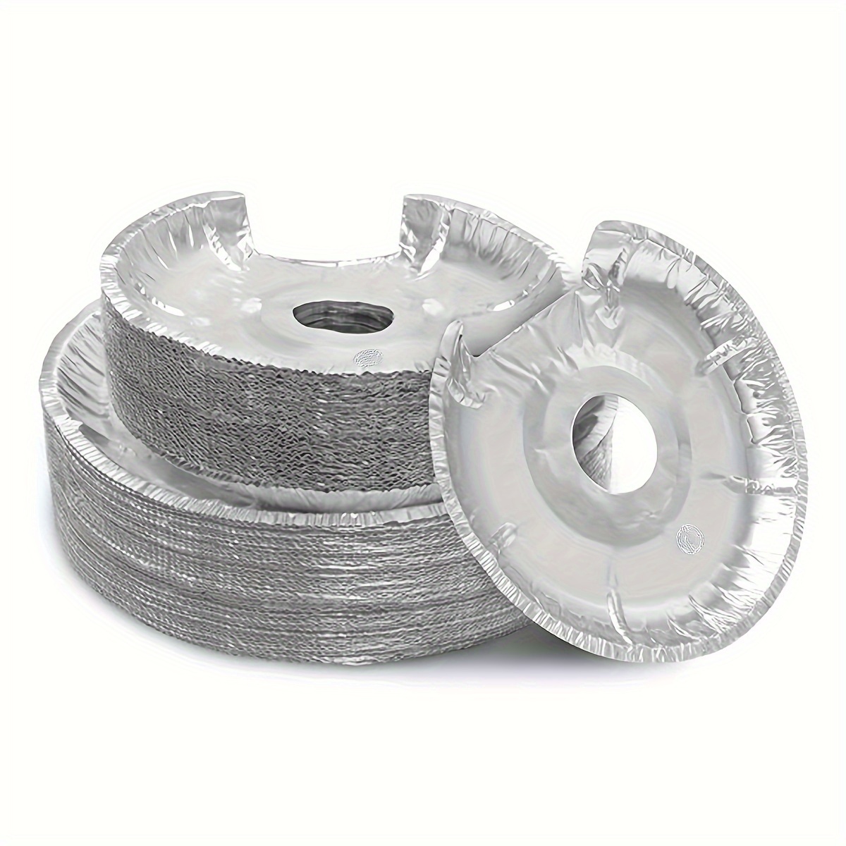 

Disposable Aluminum Foil Drip Pan Liners For Electric Stove Burners - 6 Inch And 8 Inch Sizes To Keep Your Stove Top Clean