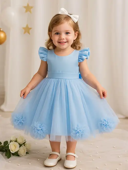 blue dress for kids girls sold on Temu United States blue dress for kids girls sold on Temu United States