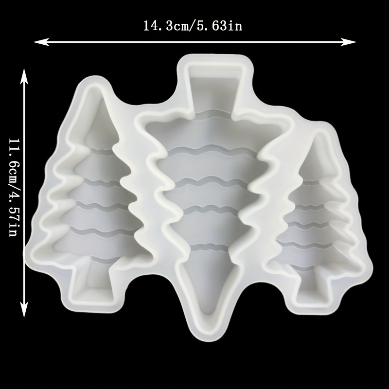 TEMU Resin Silicone Mold | Christmas Tree Combination Ornament, Decorative Irregular Shaped Silicone Mold