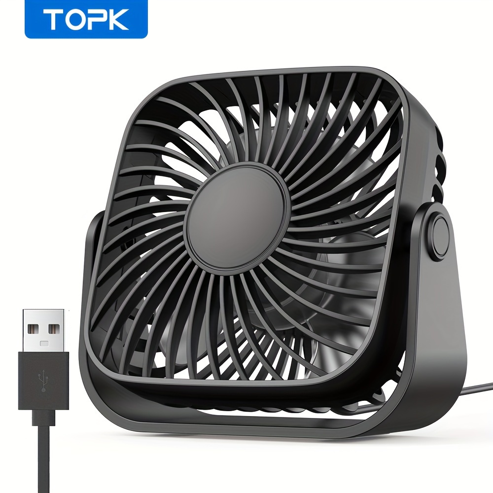   k52 portable small usb desk fan high quality brushless motor with 4ft 1 2    high airflow stylish design bedroom personal mini table fan for travel outdoor home office makeup