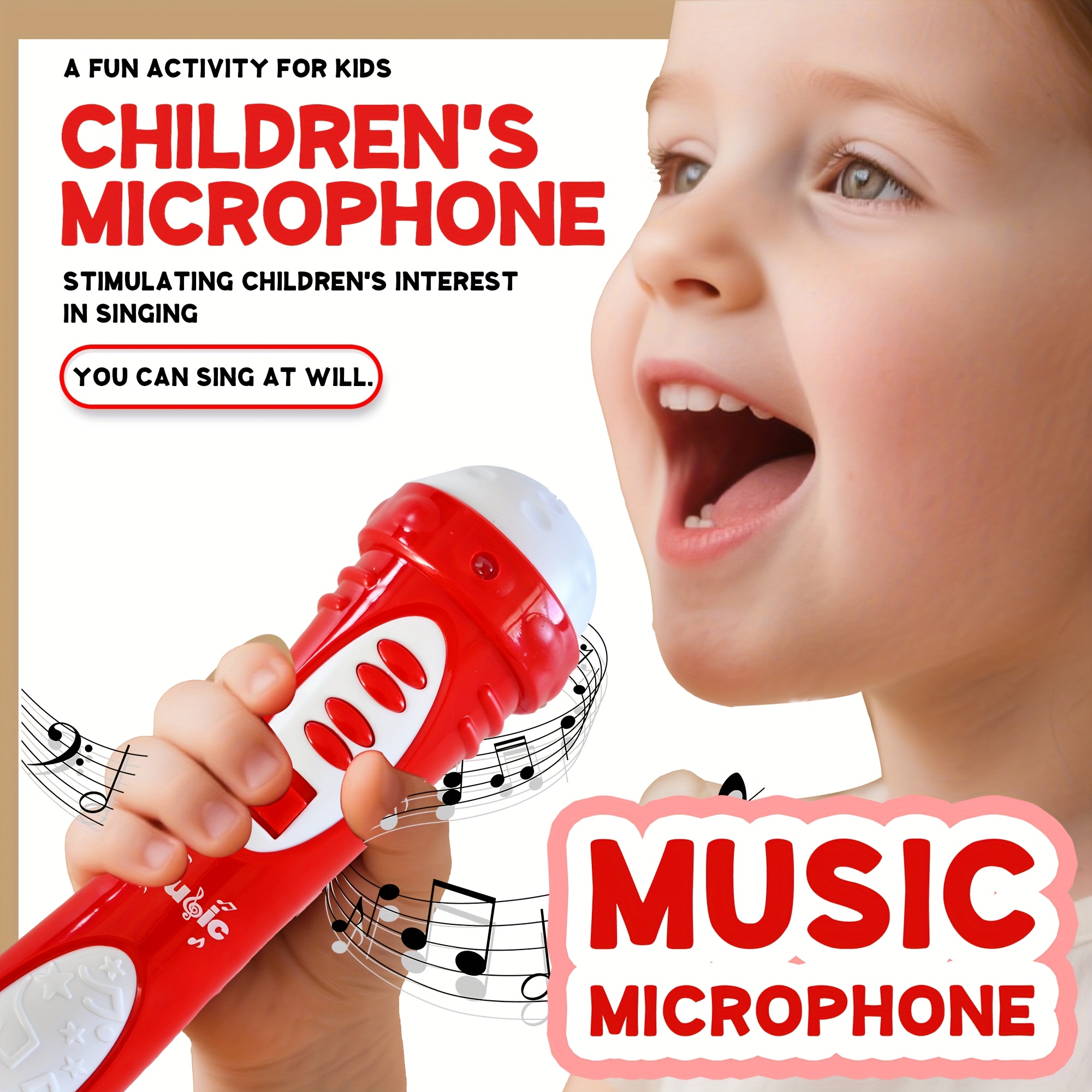 Çocuklar için Karaoke Mikrofon,   Etkisi ile - USB ile Çalışan (Piller Dahil Değil)   Taşınabilir Mikrofon, Çocuklar için Dahili Müzik Oyuncu, Akıllı Telefonlar/Tabletler/Bilgisayarlar ile Uyumlu, Doğum Günü Partisi, Şarkı, - Erkek ve Kız Çocukları için İdeal Hediye, 3 Yaş ve Altı Çocuklar, Çocuk Eğlencesi, Canlı Tasarım, Dayanıklı Yapı, Eğlenceli Tasarım, Sağlam Yapı, Genç Çocuklar, Pil ile Çalışan Mikrofon, Müzik Mikrofonu, Modern Mikrofon, Temalı Hediyeler