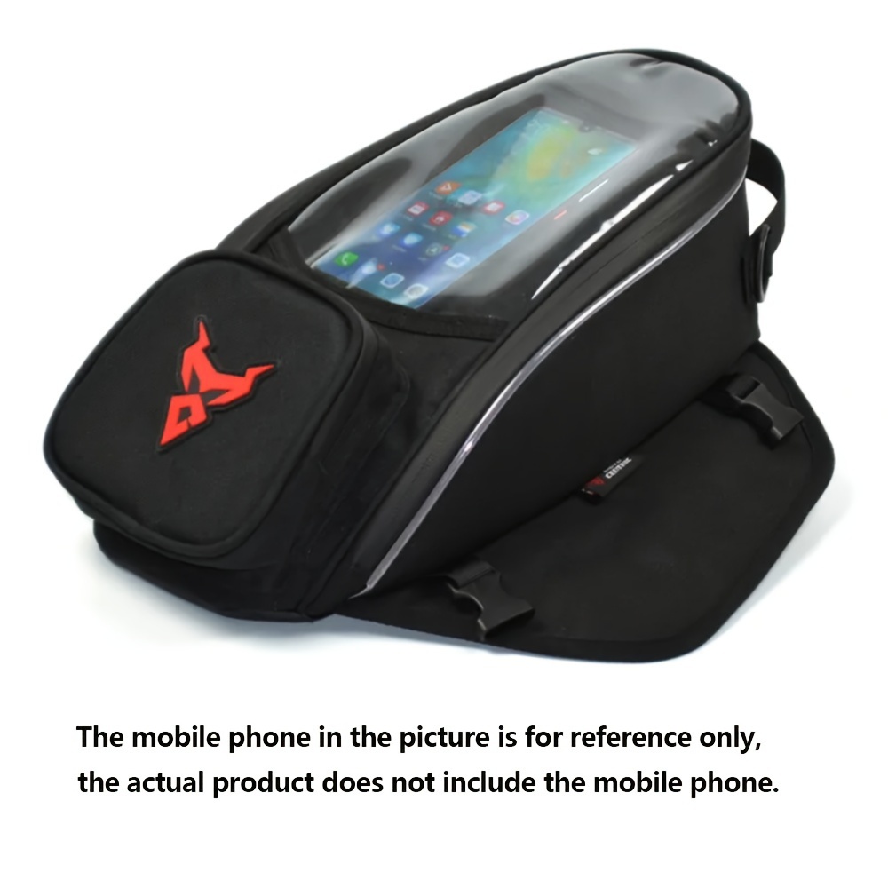 Magnetic Motorcycle Bag Motorcycle Fuel Tank Bag Navigation Universal Motorbike Tool Backpack Portable
