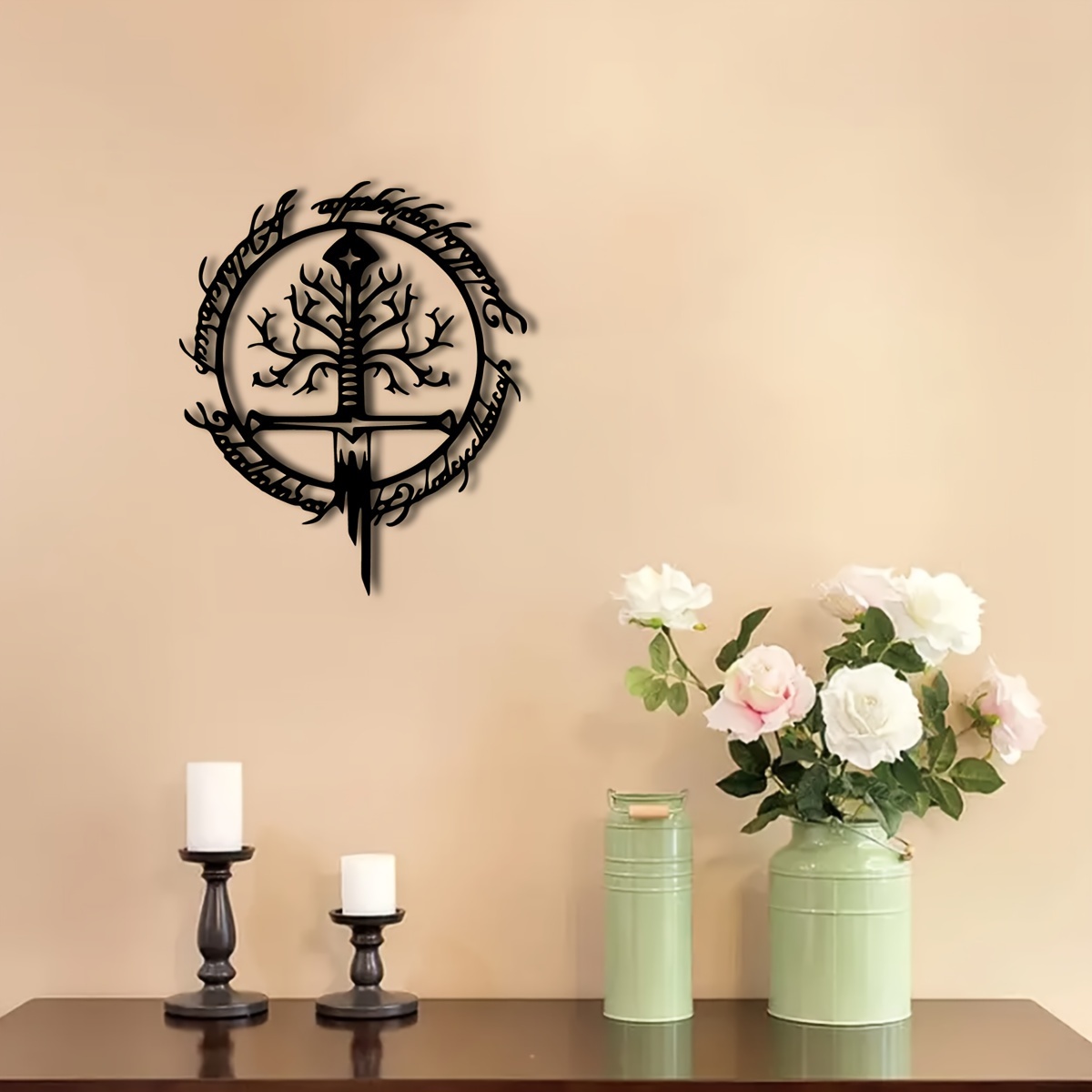 

Lord Of The Rings Metal Wall Art - Iron Oath Decor, Perfect Gift For Him Or Housewarming