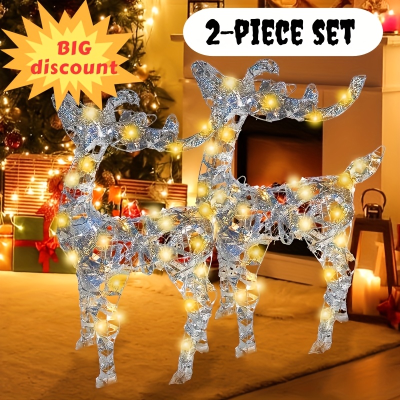 item picture christmas elegant and colorful courtyard lighting   a two piece set of one large   small with a sturdy and durable     in  
