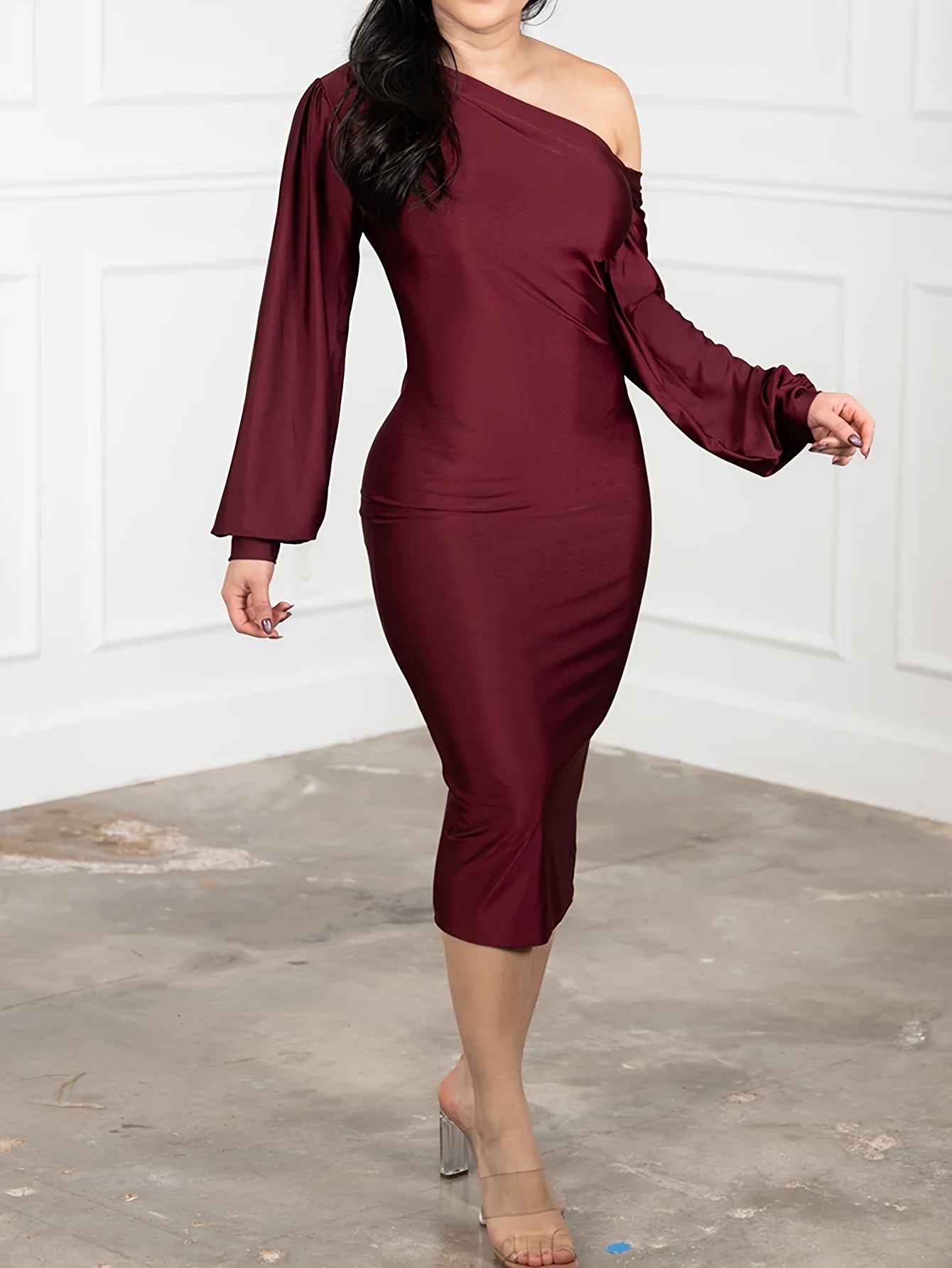 womens clothing fashionable dresses women lantern sleeves - Temu