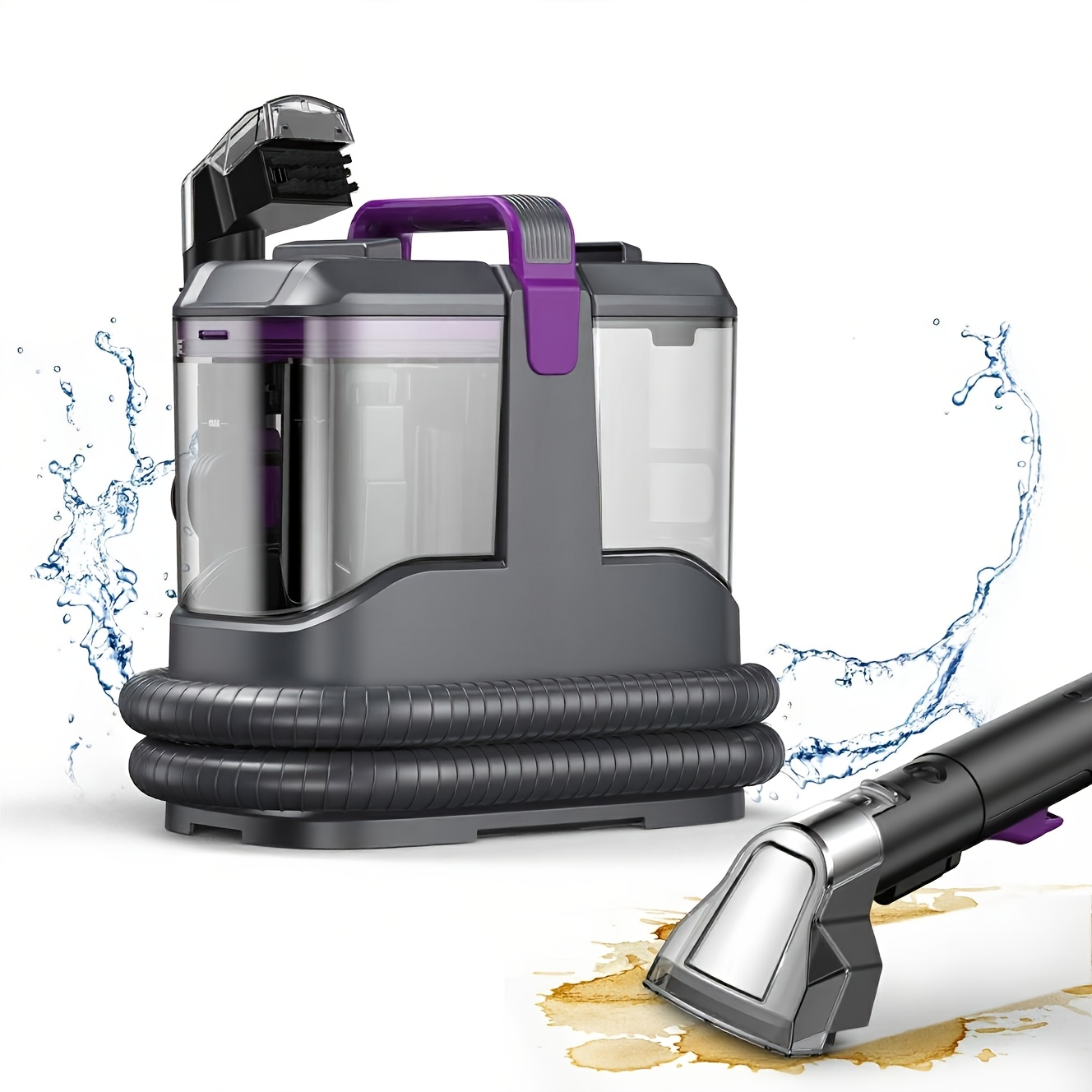 TEMU Aspirateur Filaire 25KPA - Système de Nettoyage Avancé pour Maison et Voiture | Puissance Pro pour Poils d'Animaux | Kit Multi-Surfaces avec