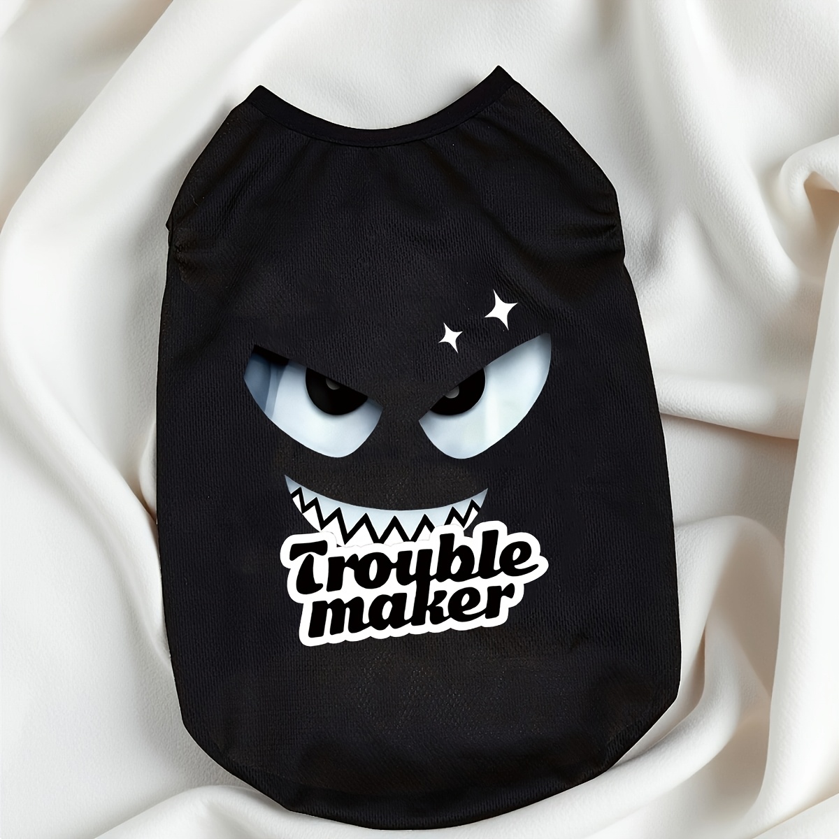 TEMU Chaleco para gato, ropa para perros con estampado de , para gatos, chaleco transpirable para mascotas para siameses y teddy, chaleco de manga