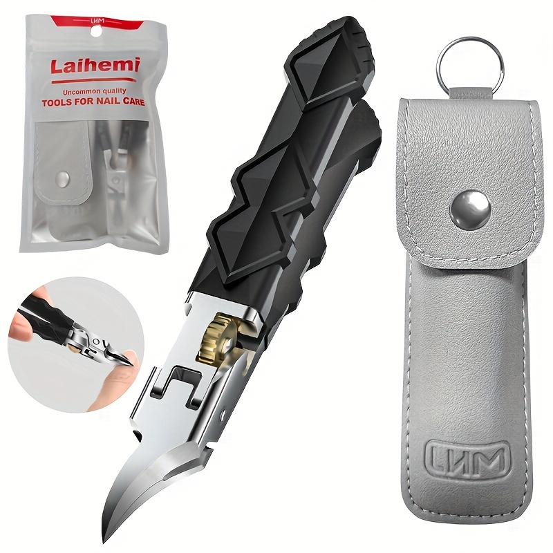 Toenail Clippers, Professional Slanted Blade Ingrown Toenail Clippers For Seniors, Pedicure Clippers Toenail Cutters For Thick Toenails, Manicure Tool