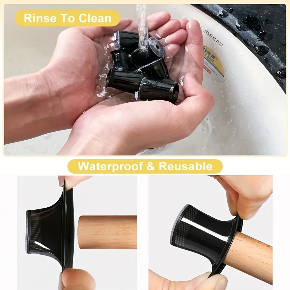 TEMU 32 Pezzi Protezioni Antiscivolo per Gambe di Mobili, Taglia Unica Adatta alla Maggior Parte, Antigraffio e Resistenti, Facili da Installare,