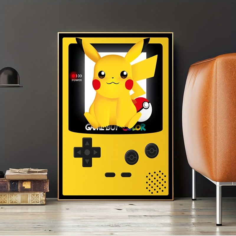 Poster Pokémon Dracaufeu japonais sans cadre Décoration murale à suspendre