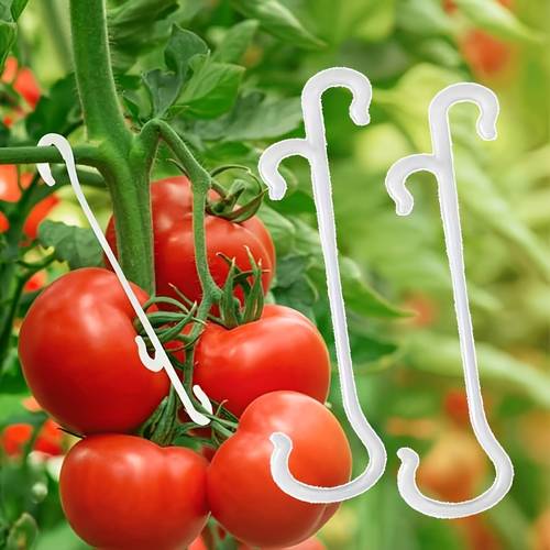 50pcs plant support hooks tomato fixing hooks indoor outdoor potted plant gardening accessories vintage style multi provides stable support for vegetable and flower growth plants grow upright and