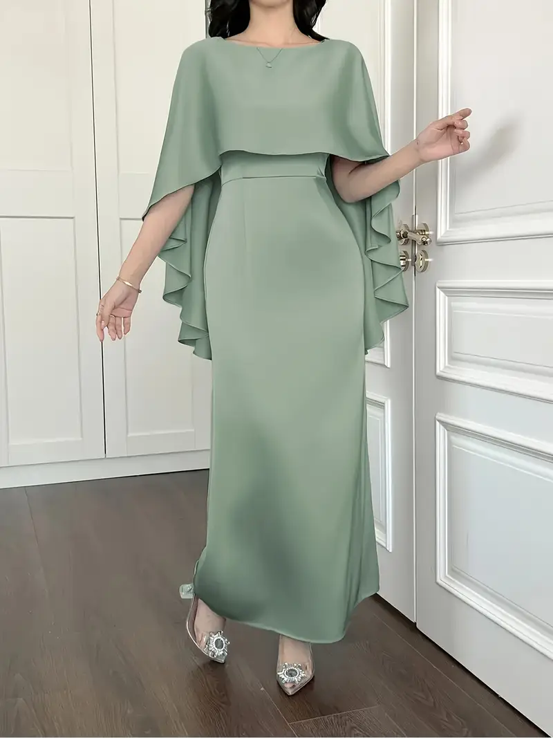 elegant lavender midi dress sleeves waist cinching - Temu Mauritius elegant lavender midi dress sleeves waist cinching - Temu Mauritius