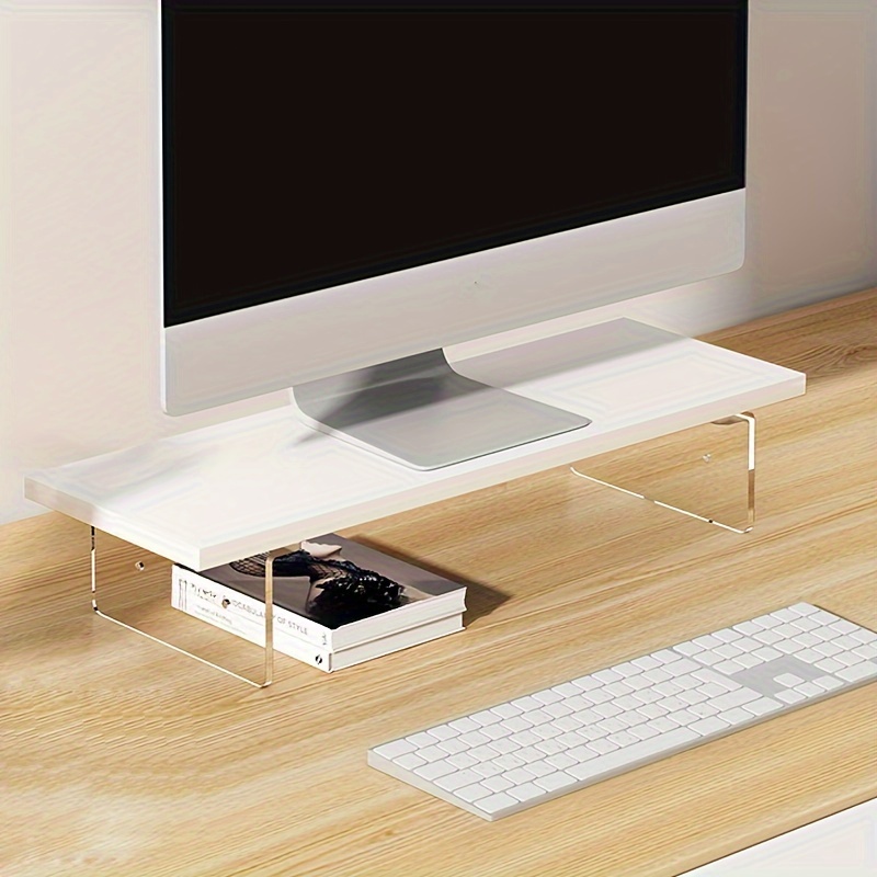 Raised desktop online shelf