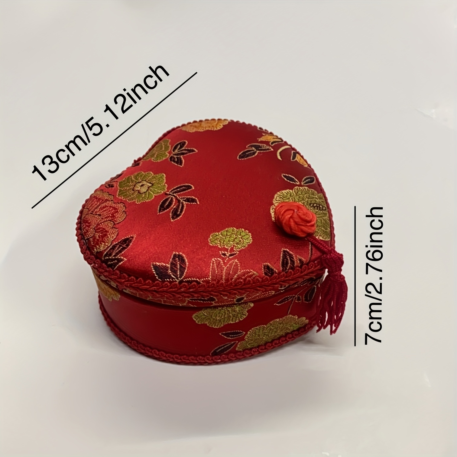 Portable Floral Design Storage Box for Bracelets and Small Items