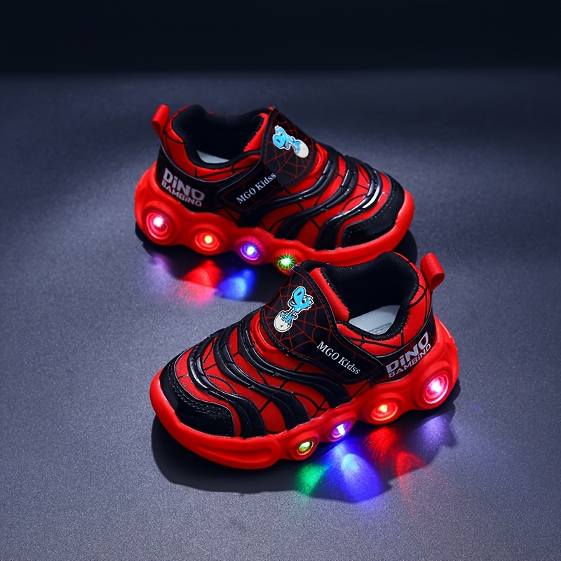 Niño Bambas De Luces Zapatillas Azules Con Luces Niño Estilo