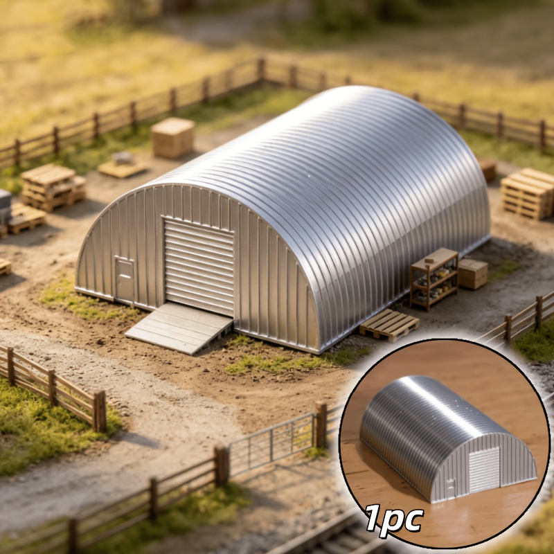 TEMU 1pc, Warehouse Model Decoration, Suitable For Desktop Decoration, Miniature Scenes, Sand Table Decoration And Layout Additions