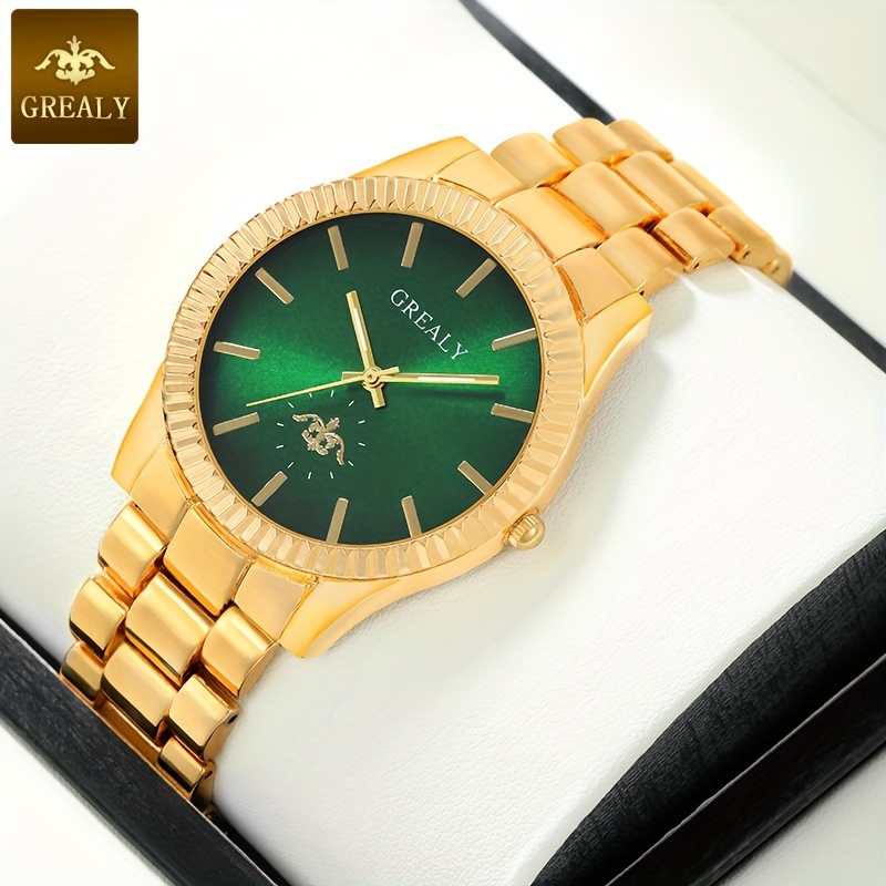 

Men's Casual Simple Business Round Quartz Watch