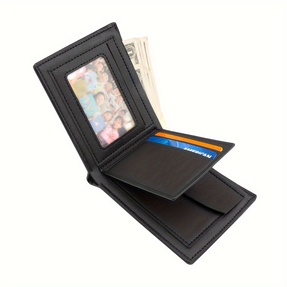 

Bifold Men' With Id Window & - , Credit Cards & Cash - Ideal Birthday Gift