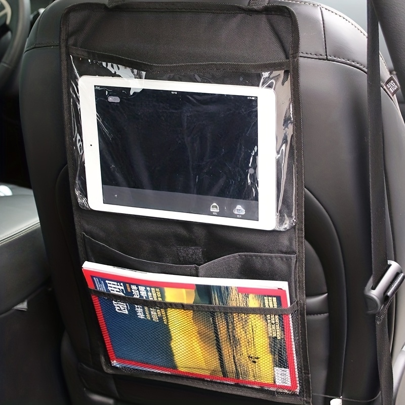 Auto achterbank organizer tas, auto achterbank opbergtas, Auto-organizer Tissuebox Bevestiging Rugleuning achter stoel, Auto-organizers en opbergruimte Reistasje Handig voor telefoons Tablets