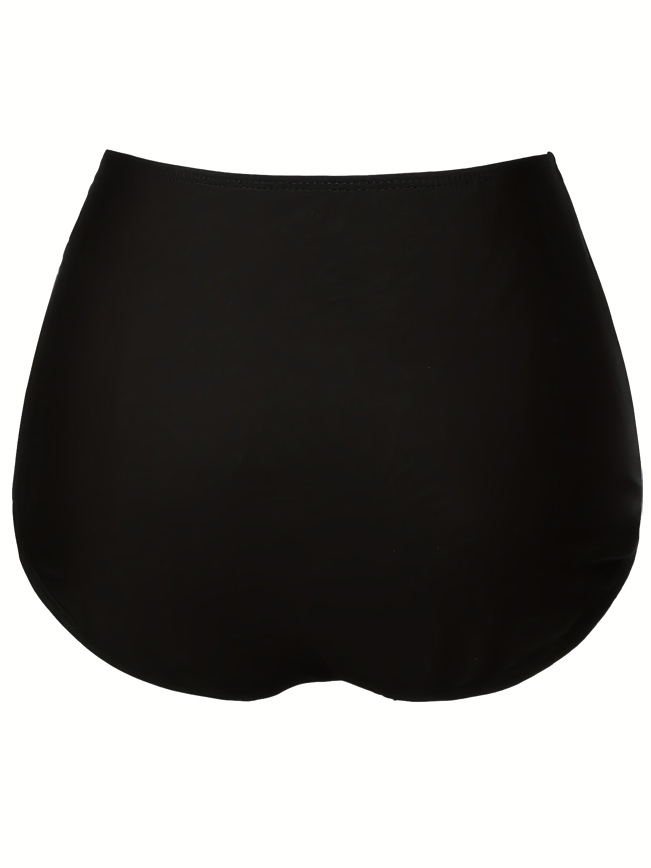 New Style High-Waisted Swim Shorts for Women in Europe And America, Solid Color, Sexy, Butt-Lifting, Slimming, And Modest Swimwear.