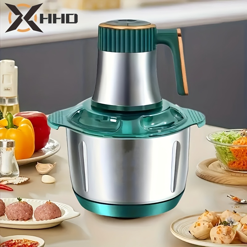 kitchen artifact 5l large capacity multifunctional meat grinder minces meat   vegetables dough supplementary food stir ginger and garlic 500w powerful motor   adjustment easy disassembly and washing   and anti skid Product details 7